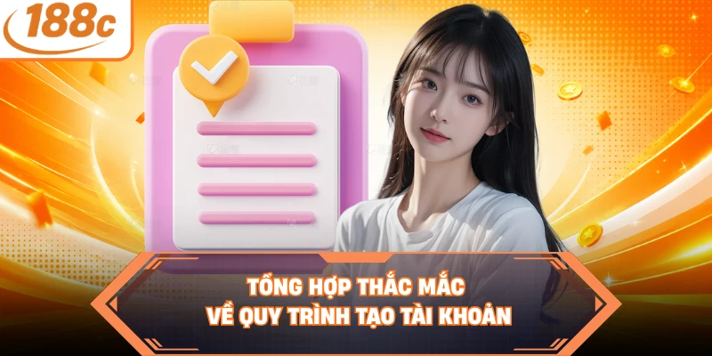 Đăng Ký 188C Nhanh Chóng Để Tận Hưởng Hàng Loạt Hấp Dẫn Tổng hợp thắc mắc về quy trình tạo tài khoản